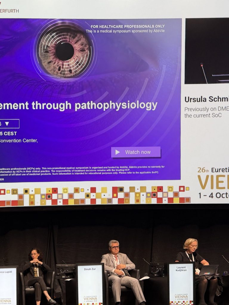 Ouverture du symposium Abbvie à Euretina 26